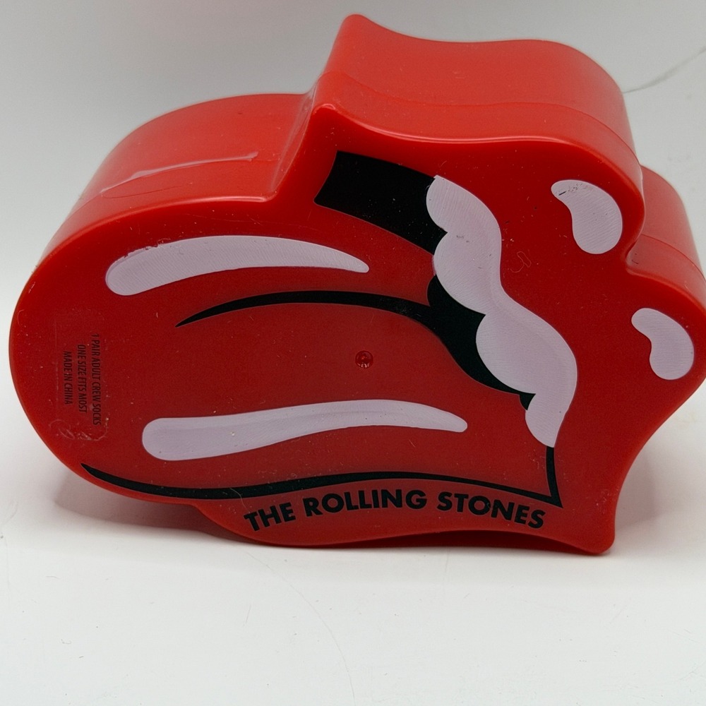The Rolling Stones One Size Crew Socks Tongue Case Rock Band Merch Aesthetic